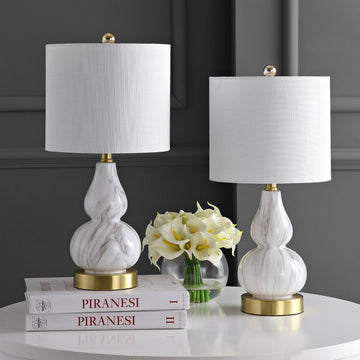 Anya 20.5" Mini Glass LED Table Lamp